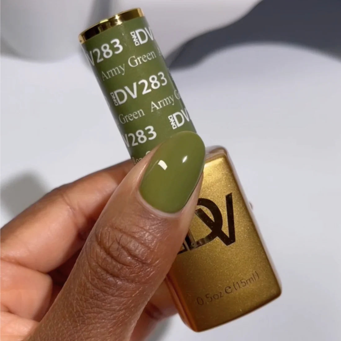 nail polish present box-DIVA Duo DV283 Army Green