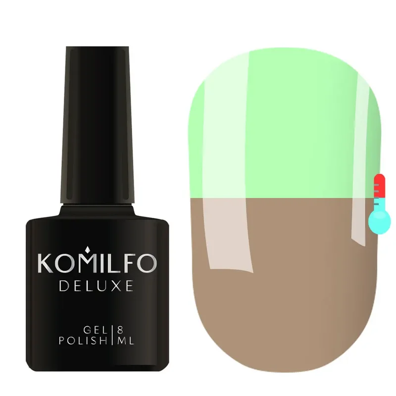 nail repair for instant results-Komilfo Gel Polish Deluxe Termo C003 8 ml