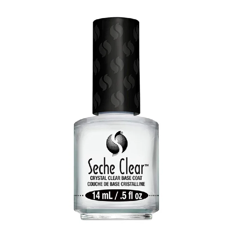 nail polish dew sparkle-Seche Crystal Clear Base Coat 0.5 oz