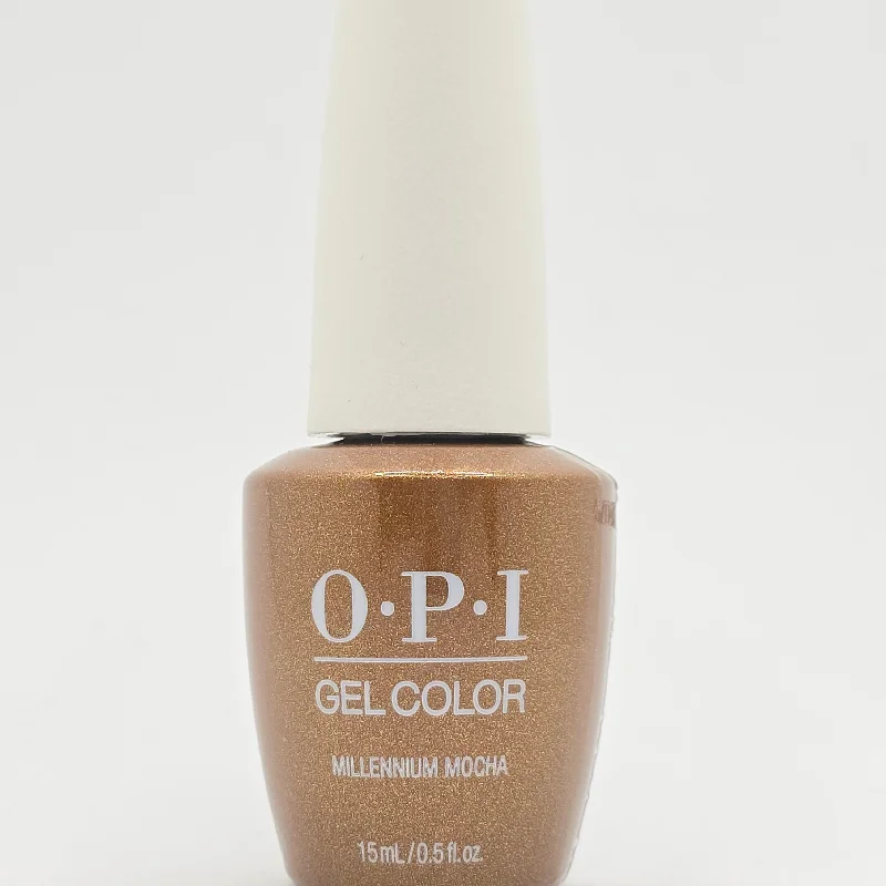 nail repair with nail repair sealant-OPI GC F021 MILLENNIUM MOCHA