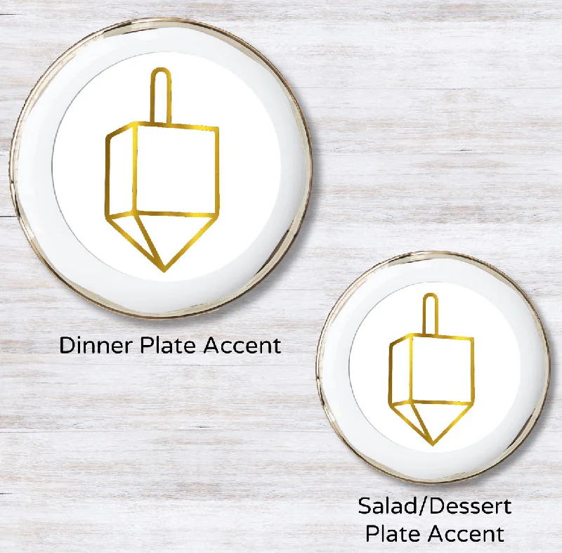 Metallic Gold 5.5 inches round (Salad Plate)