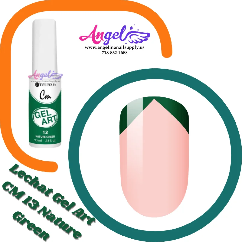 nail polish frappe foam-Lechat Gel Art CM 13 Nature Green