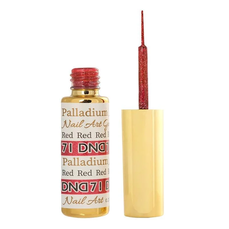 nail polish prairie wind-DND Gel Art 71 Red