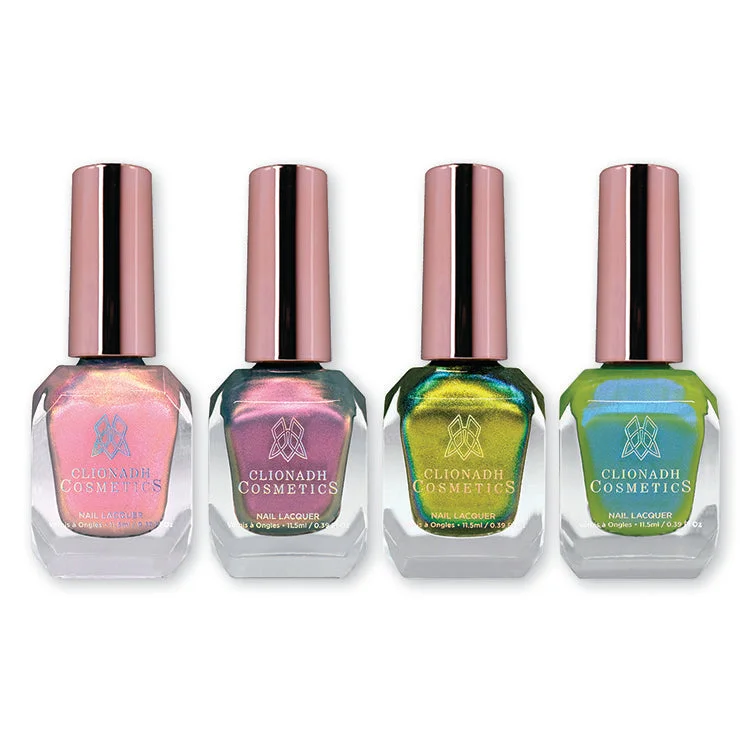 nail polish plateau gold-Stained Glass Collection Nail Lacquer Bundle (5)