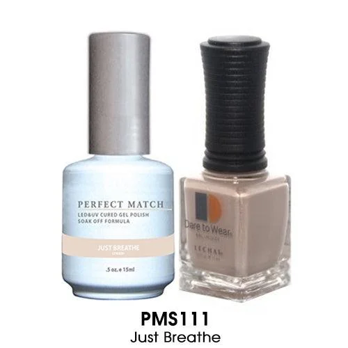 nail polish pear shimmer-Perfect Match Gel Duo PMS 111 JUST BREATHE