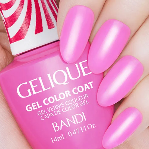 nail polish sheriff star-Gelique - GF173 Club Pink