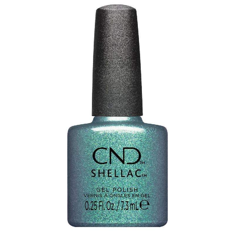 nail polish five spice-CND Shellac #043 Teal-Tricity