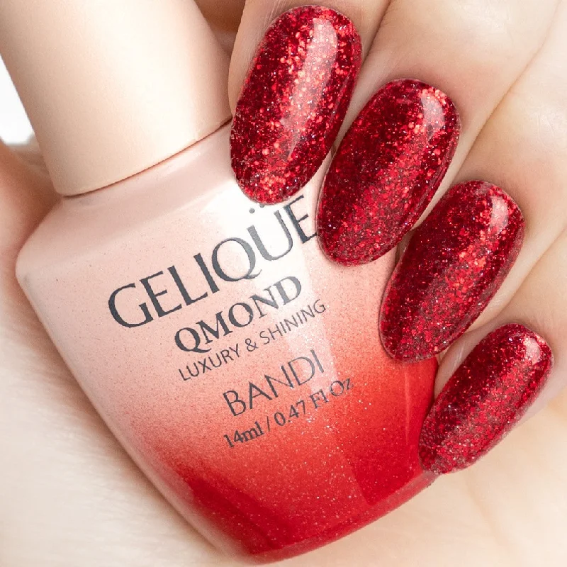 nail polish starry sands-Gelique Qmond - GP539 Sparkling Red