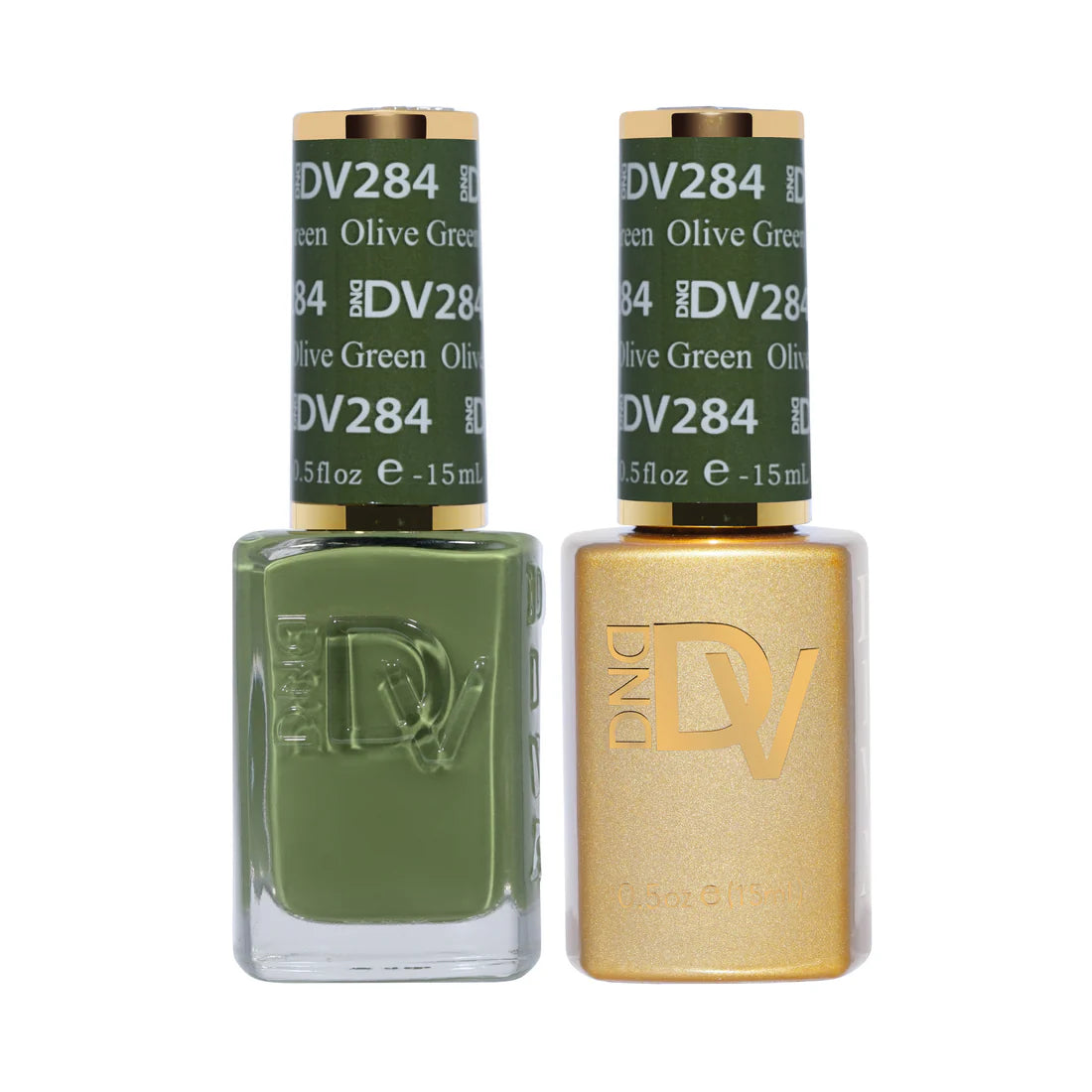 nail polish festival colors-DIVA Duo DV284 Olive Green