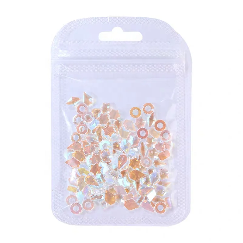 Nail rhinestone daily deals-Nail Rhinestone New Color Various Shape Crystal Stone Aurora Color Nail Art Rhinestones Glitter Flat Back Rhinestones For Nail