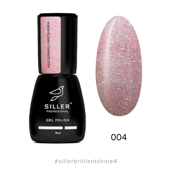 nail polish bread loaf-Gel Polish Brilliant Shine №4 8 ml Siller