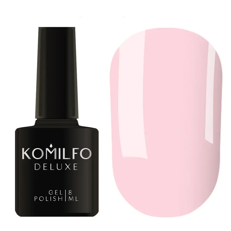 nail repair with nail repair nourishing coat-Komilfo Gel Polish Deluxe Series D027 8 ml