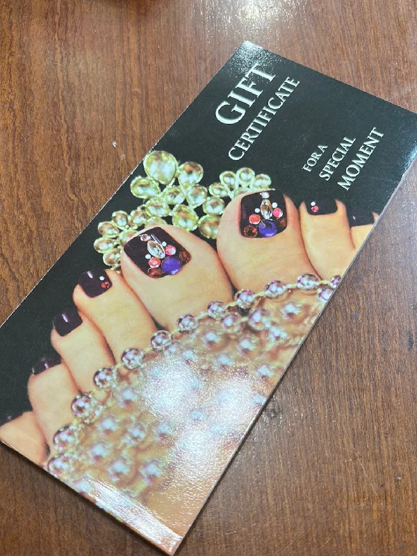 nail repair for nail repair priorities-GC133 GIFT CERTIFICATE