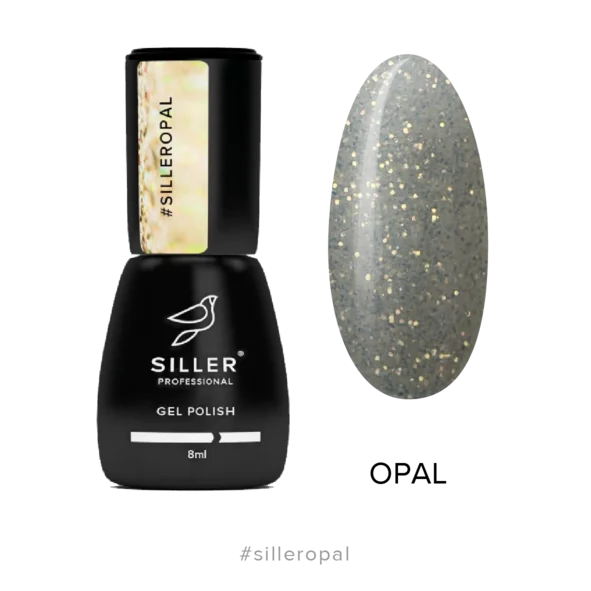 nail polish splash zone-Gel Polish Opal 8 ml Siller