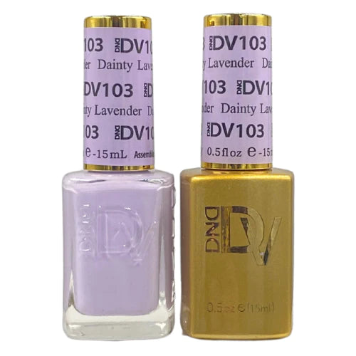 nail polish dusk gleam-DIVA Duo DV103 Dainty Lavender