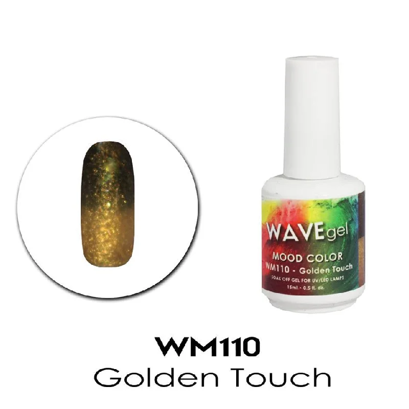 nail polish dolphin gray-Mood - Golden Touch WM110