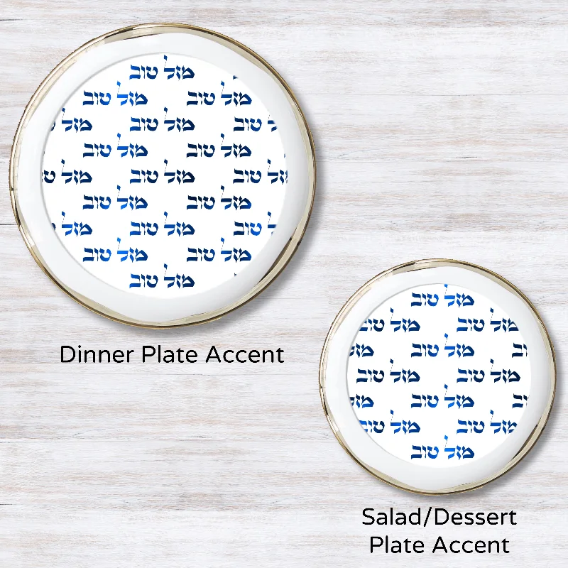 Metallic Royal Blue 5.5 inches round (Salad Plate)