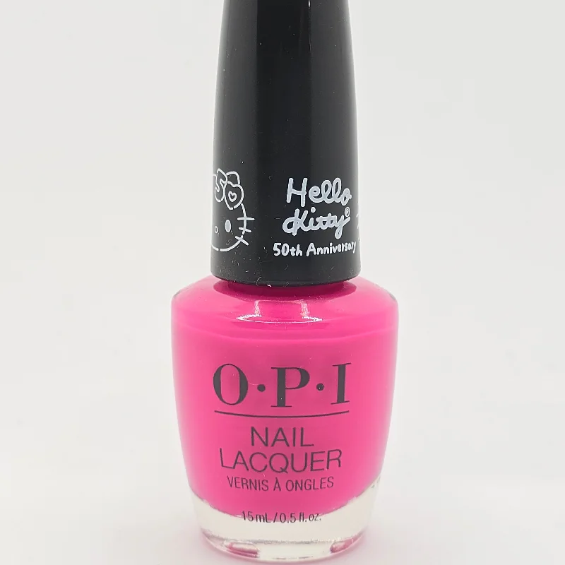 nail repair with natural polish-OPI NL HK05 FOLLOW YOUR HEART