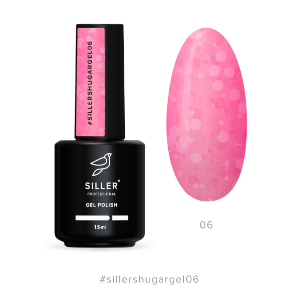 nail polish campfire smoke-Gel polish Sugar №6 15 ml Siller