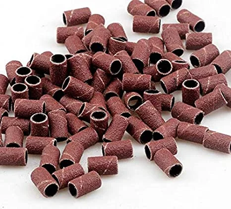 nail repair for nail repair care-120 # M DARK BROWN SANDING BANDS 100 PCS