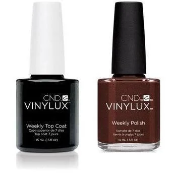 nail polish diamond dust-CND - Vinylux Topcoat & Cuppa Joe 0.5 oz - #277