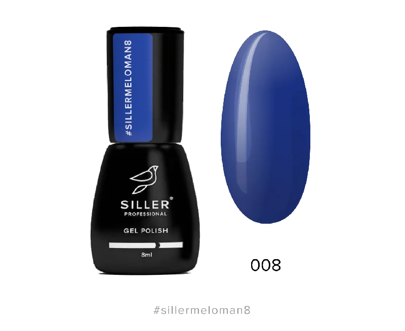 nail polish stern light-Gel polish Meloman №8 8 ml Siller