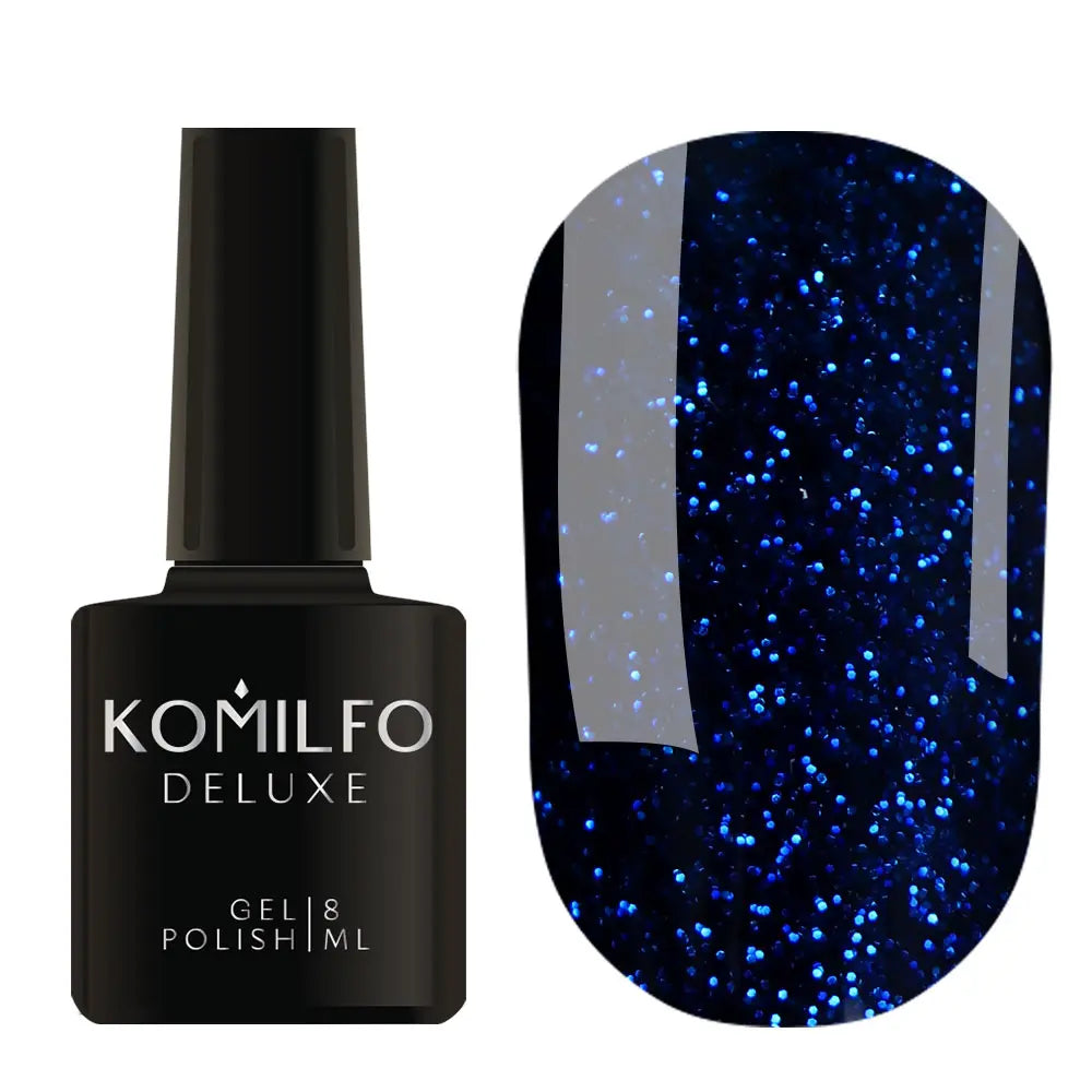 nail repair with nail repair anchor-Komilfo Gel Polish Stardust Glitter 009 8 ml