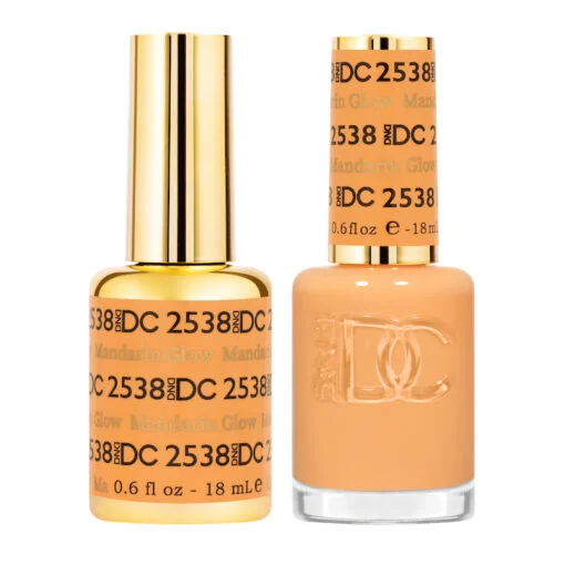 nail repair for nail repair community tips-DND DC DUO FREE SPIRIT - #2538 Mandarin Glow