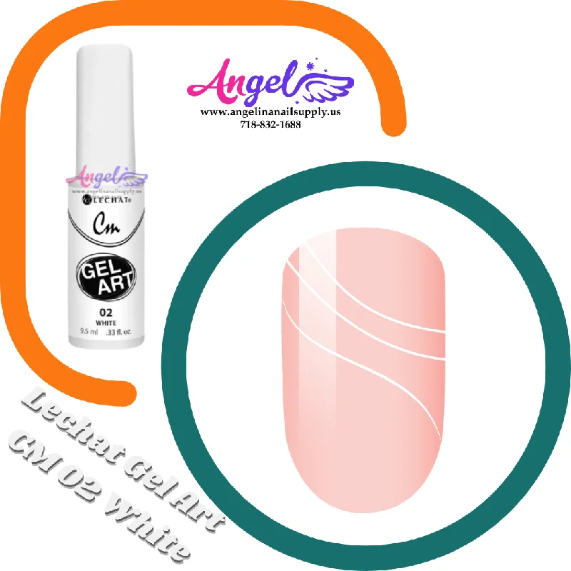 nail polish roasted豆-Lechat Gel Art CM 02 White