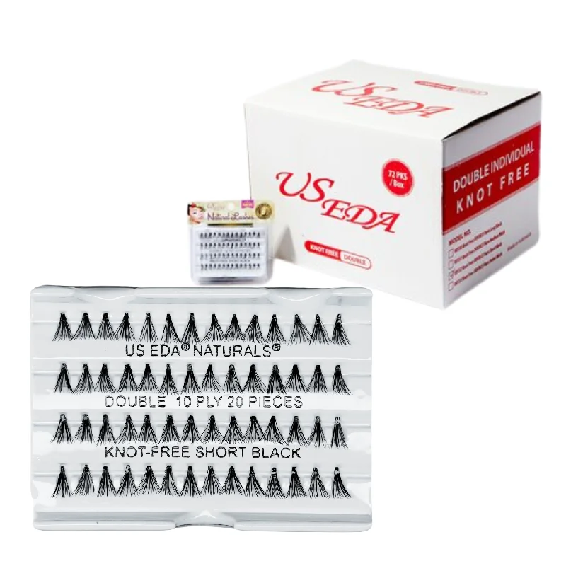 nail polish cream pie-US EDA Double Lash 20-piece | Short - Box/72 pans