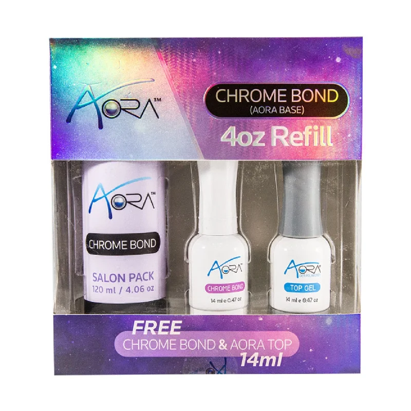 nail polish oyster sauce-Aora Chrome Bond Refill Pack