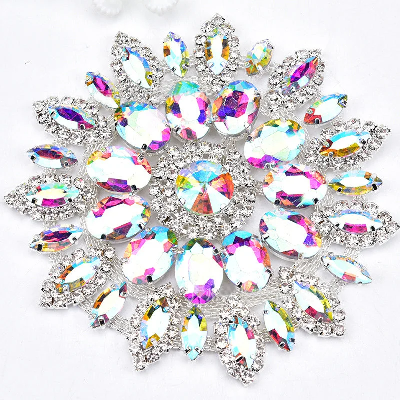 Nail rhinestone holiday discounts-Bling New Jewelry Rhinestone Embellishments Flat Back Non Hot Fix Crystal AB Rhinestone