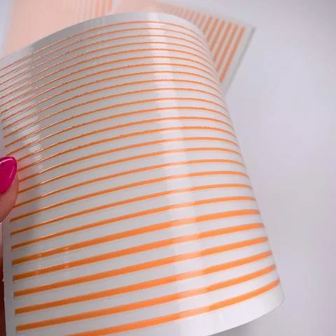 Nail art decoration queen-Orange lines for nail art