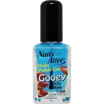 nail polish puddle gray-Nails Alive Gooey Sticky Base Coat 1.19 oz