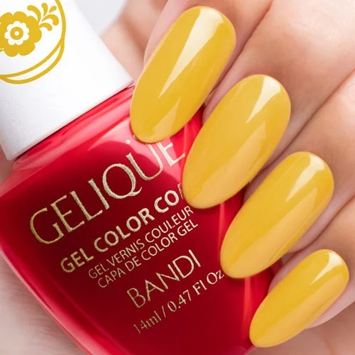 nail polish campfire smoke-Gelique - GF646 Yellow Doll