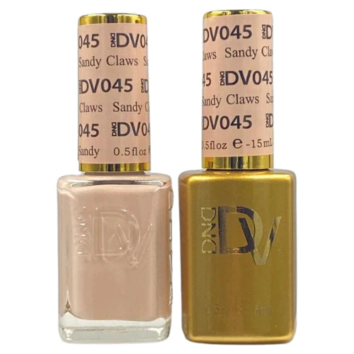 nail polish papaya glow-DIVA Duo DV045 Sandy Claws