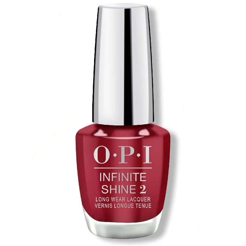 nail polish sparkling water-OPI Infinite Shine - OPI Red - #ISLL72