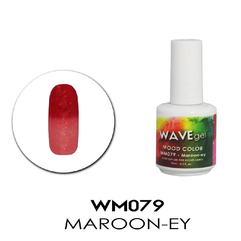 nail polish clownfish orange-Mood - Maroon-ey WM079