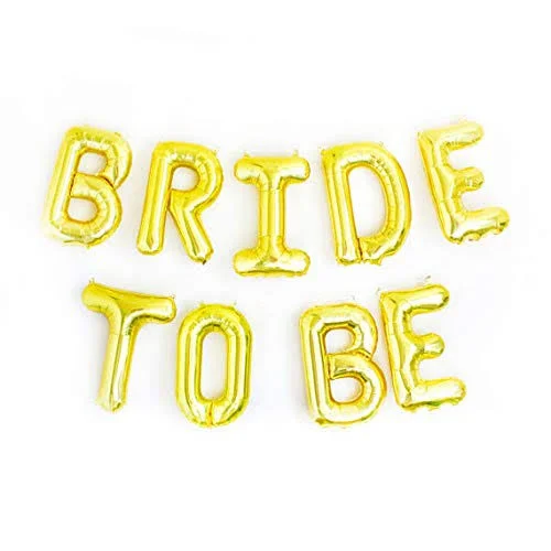 Nail art decoration time-saving-Foil Balloons (Bride to Be)