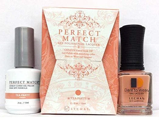 nail polish flax brown-Perfect Match Gel Duo PMS 225 TEA PARTY