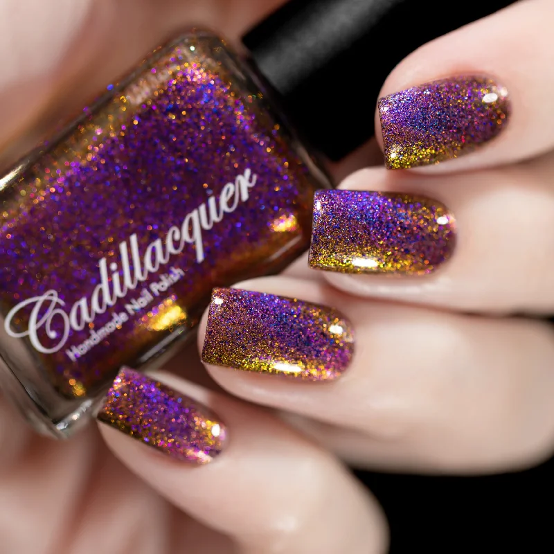 nail polish keel black-Cadillacquer - Winter 2024 - I Remember When It Was You And Me (Magnetic)