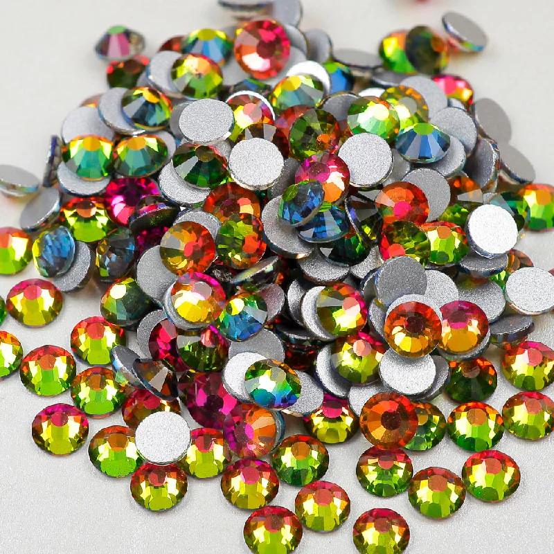 Nail rhinestone promo codes-VM Rainbow Rhinestones Yantuo  Rhinestones Supplier Loose Glass Strass  Flatback Non Hot Fix Nail Art Rhinestones