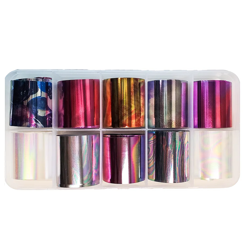 Nail art decoration blockbuster-Chrome Series I - Nail Art Transfer Foils