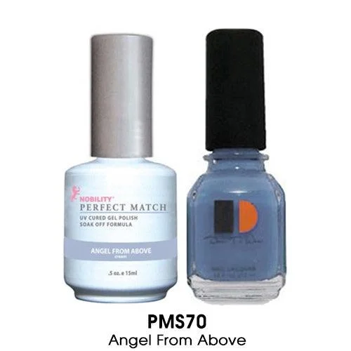 nail polish coconut brown-Perfect Match Gel Duo PMS 070 ANGEL FROM ABOVE