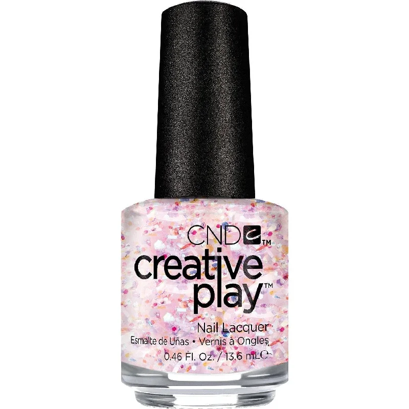 nail polish meringue white-CND Creative Play -  Got A Light 0.5 oz - #466