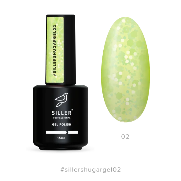 nail polish sheriff star-Gel polish Sugar №2 15 ml Siller