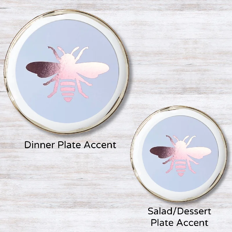 Metallic Pink 5.5 inches round (Salad Plate)