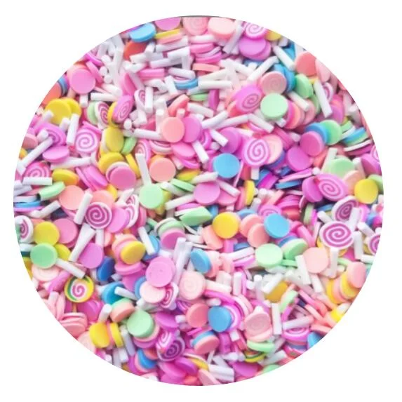 Nail rhinestone frost-ready-Mix Chocolate Candy Soft Polymer Clay for Nail Arts Decoration Crafts Filler Accessories