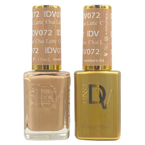 nail polish mountain sunrise-DIVA Duo DV072 Chai Latte