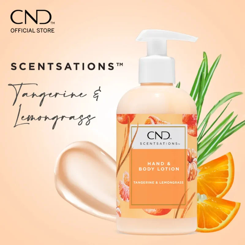 nail polish candy floss-CND Scentsations Lotion - Tangerine & Lemongrass